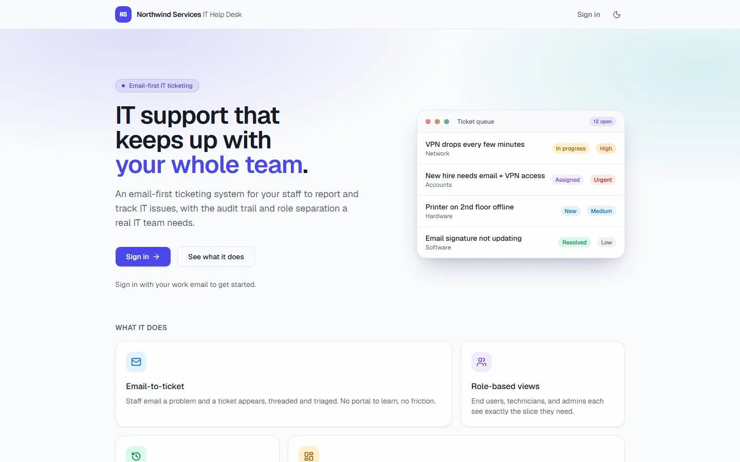 Screenshot of Event-sourced ticketing platform